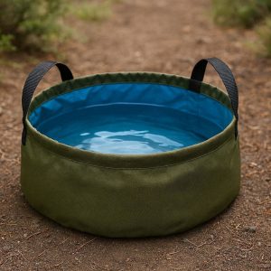 12 Portable Lightweight Folding Water Basin For Outdoor Hiking Foot Bath And Quick Laundry Use
