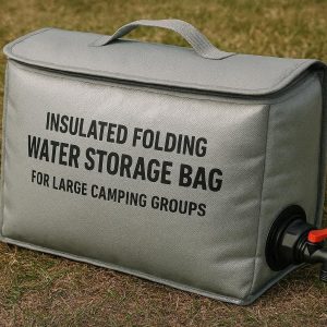 20 Insulated Folding Water Storage Bag For Large Camping Groups With Leak Proof Tap Dispenser