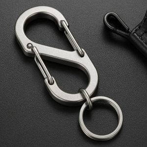 22 Stainless Steel S Type Carabiner Dual Hook For Secure Key Connection And Professional Bag Clip