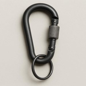 30 Locking Screw Gate Carabiner For Extra Security Keychains And Outdoor Tool Attachment Safety