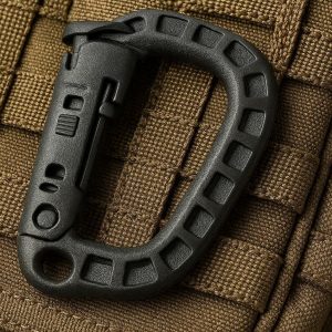 23 Tactical Military Grade Molle Carabiner For Backpack Attachment And Outdoor Gear Locking System